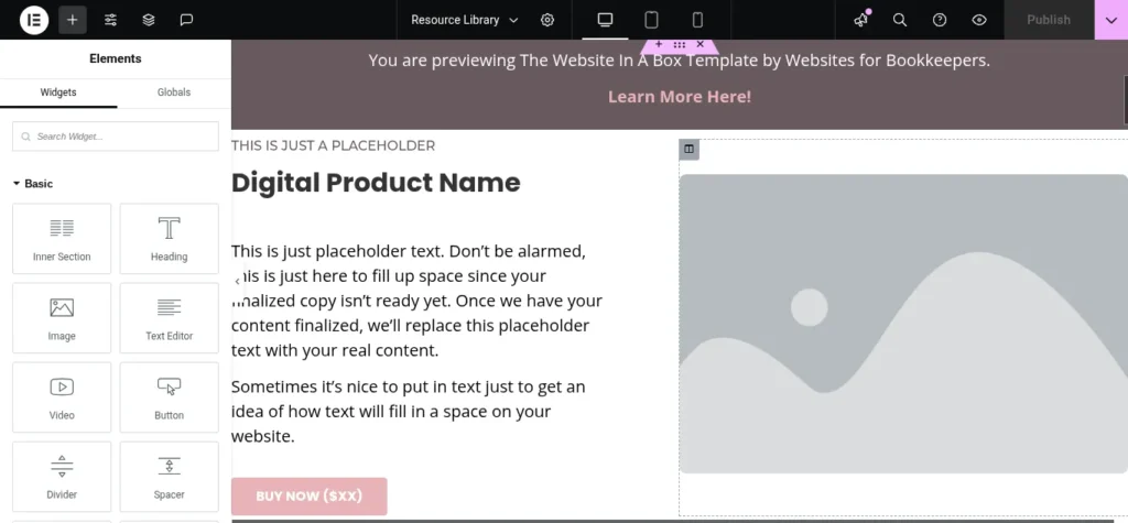 Resources digital product